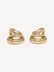 Completedworks Gold Tone Dollop Earrings - Image 2 of 4