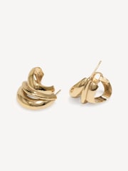 Completedworks Gold Tone Dollop Earrings - Image 3 of 4