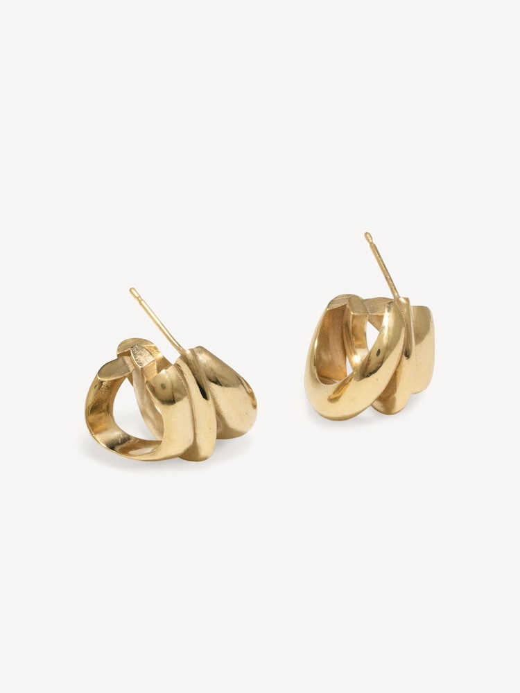 Completedworks Gold Tone Dollop Earrings - Image 4 of 4 Completedworks Gold Tone Dollop Earrings - Image 4 of 4