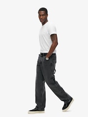 Superdry Black 100% Organic Cotton Carpenter Jeans - Image 1 of 4