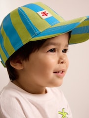 Green Stripe Baseball Cap Hat (3mths-10yrs) - Image 1 of 4