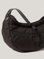 Jigsaw Brown Nylon Drawstring Cross-Body Bag - Image 5 of 6