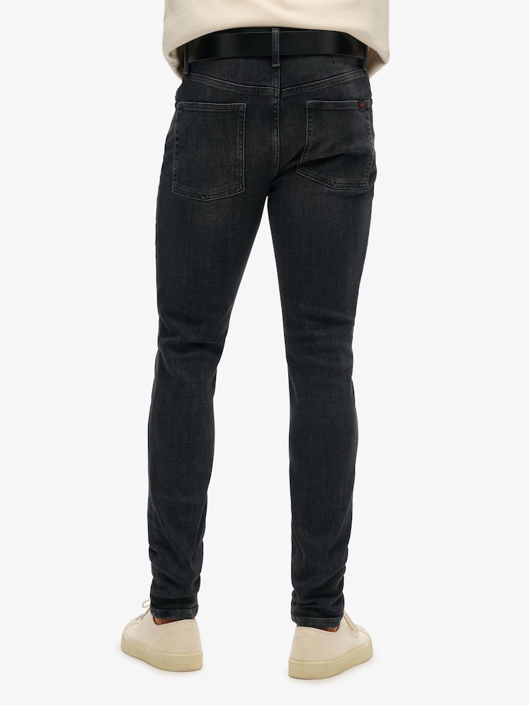 Superdry Black Vintage Skinny Jeans - Image 2 of 4