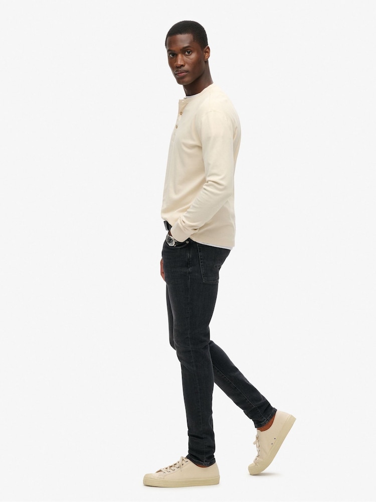 Superdry Black Vintage Skinny Jeans - Image 4 of 4