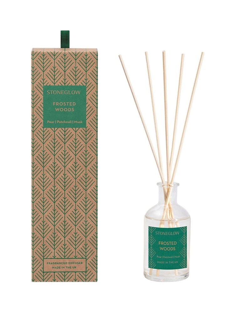 Stoneglow Frosted Wood Reed Diffuser 100ml - Image 2 of 2