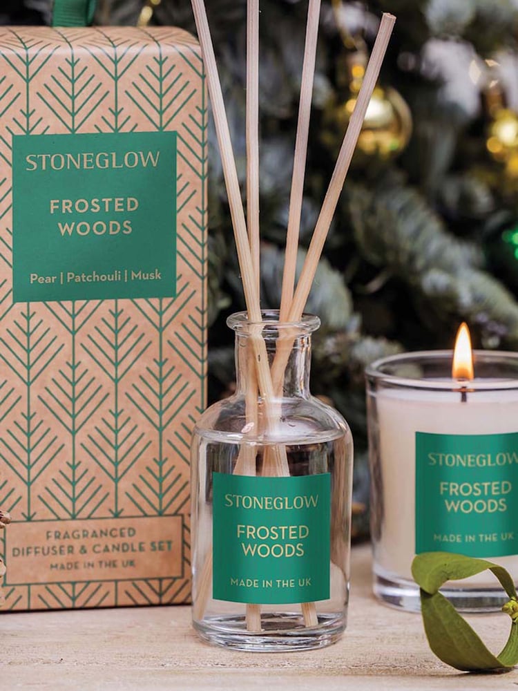 Stoneglow Frosted Woods Scented Mini Gift Set - Image 2 of 2 Stoneglow Frosted Woods Scented Mini Gift Set - Image 2 of 2