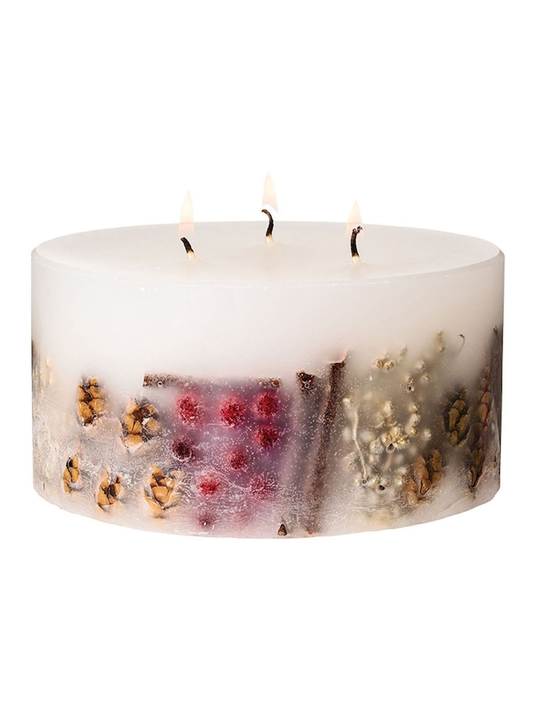 Stoneglow Cosy Vibes 3 Wick Botanical Pillar Scented Candle - Image 2 of 2