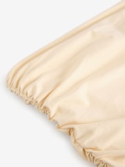 Buttermilk Yellow Bandeau Jersey Woven Mix Midi Dress - Image 6 of 6