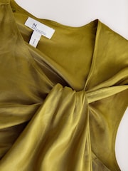Olive Green N. Premium Occasion Twist Maxi Dress - Image 2 of 3
