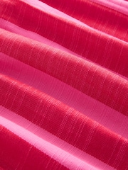 Red/Pink Stripe Square Neck Maxi Summer Dress - Image 8 of 8