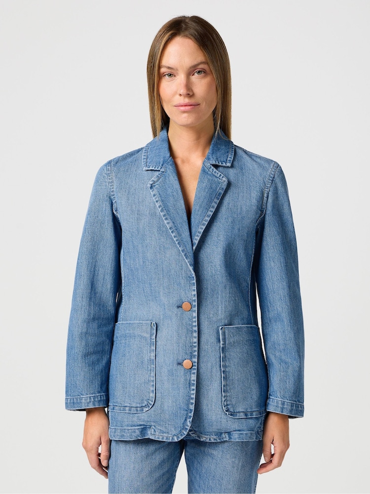 Wrangler Blue Blazer - Image 1 of 8