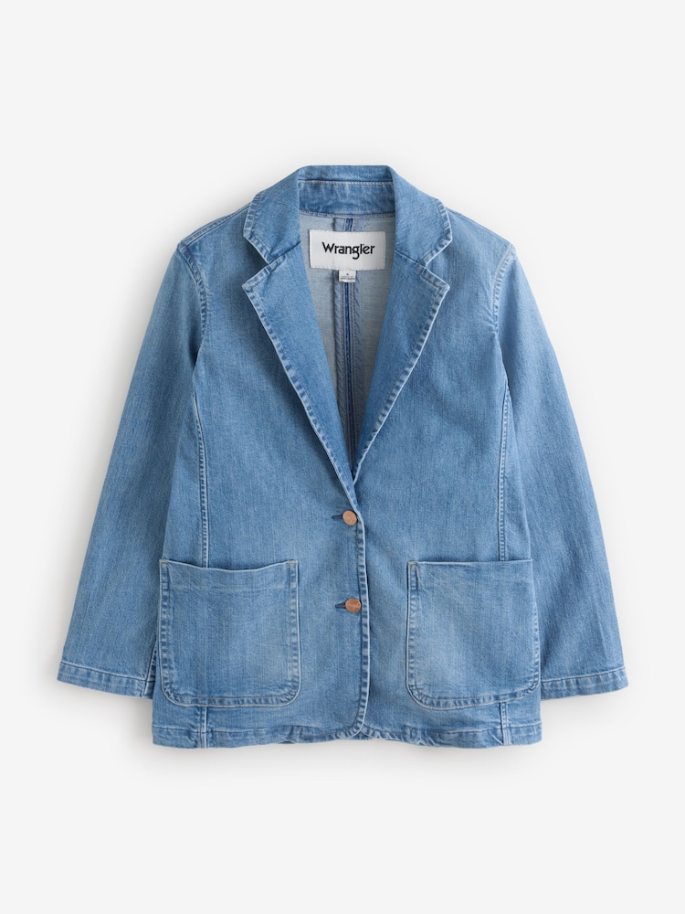 Wrangler Blue Blazer - Image 8 of 8