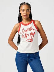 Wrangler White Ringer Tank - Image 1 of 7