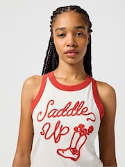 Wrangler White Ringer Tank - Image 6 of 7