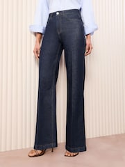 Friends Like These Rinse Blue Relaxed Wide Leg Jeans - Image 2 of 5