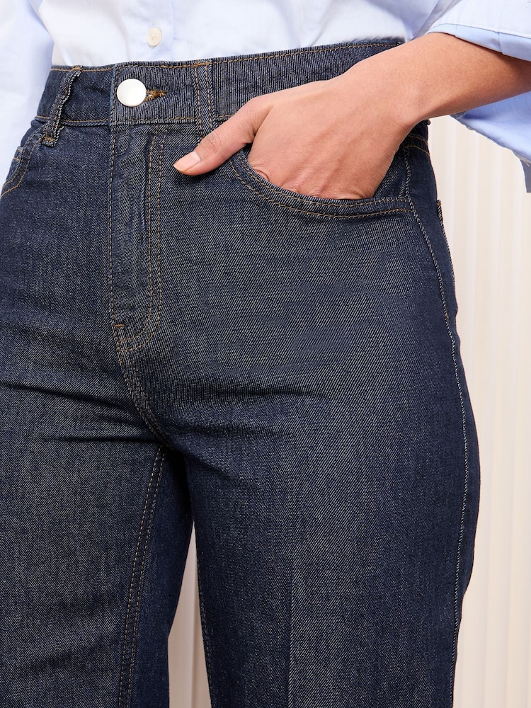 Friends Like These Rinse Blue Relaxed Wide Leg Jeans - Image 4 of 5