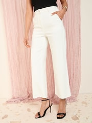 Белый/светло-бежевый - Friends Like These Wide Leg Cropped Jeans - Image 2 of 4
