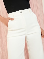 Белый/светло-бежевый - Friends Like These Wide Leg Cropped Jeans - Image 3 of 4