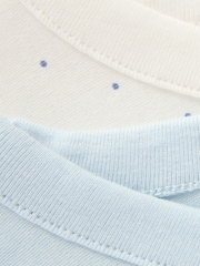 White/Pink 2 Pocket Strawberry Sleepsuit - Image 4 of 5