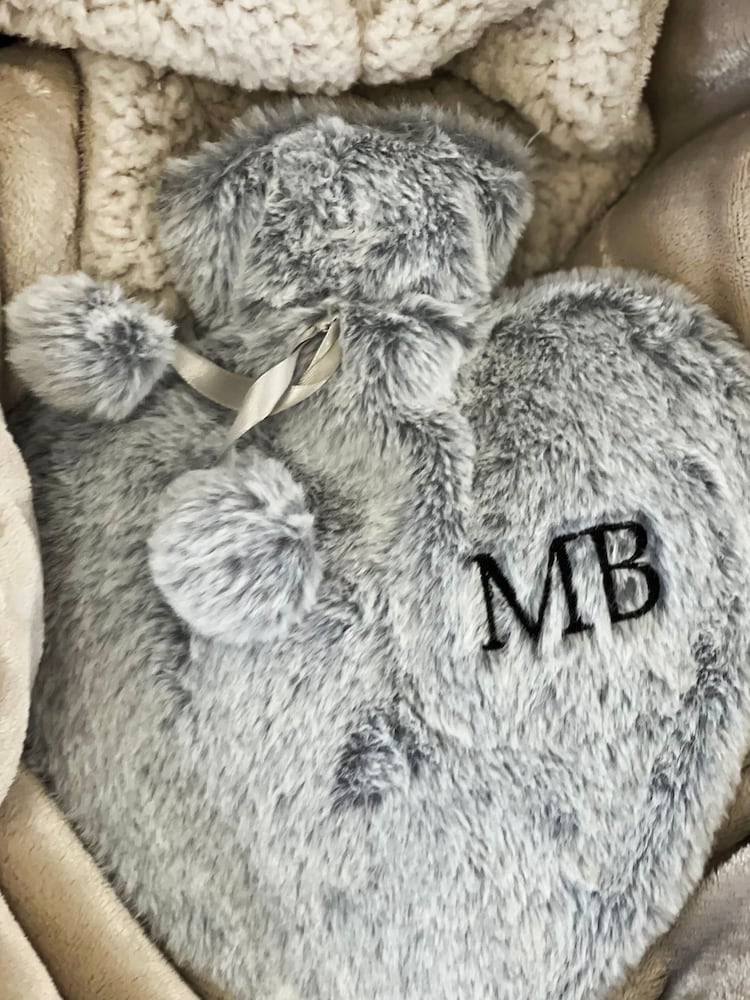 Solesmith Love Heart Monogrammed Hot Water Bottle - Image 1 of 5