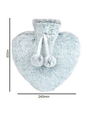 Solesmith Love Heart Monogrammed Hot Water Bottle - Image 5 of 5