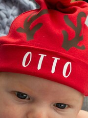 Solesmith  Personalised Christmas Reindeer Baby Hat - Image 3 of 4