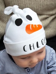 Solesmith  Personalised Snowman Baby Hat - Image 3 of 4