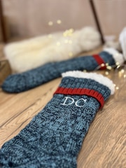 Solesmith Mens Slippers with Monogram Embroidery - Image 3 of 6