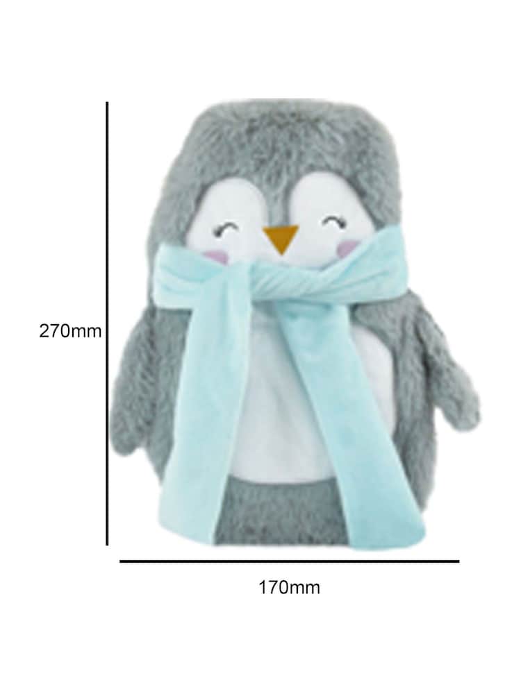 Personalised Penguin Hot Water Bottle by Solesmith - Image 2 of 4
