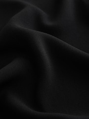 Noir - Peignoir mi-long froncé sans manches - Image 6 of 7