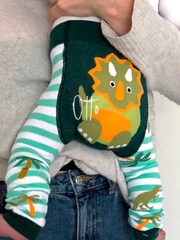 Solesmith Baby Green Personalised Dinosaur Leggings - Image 3 of 4