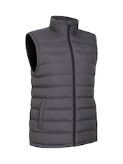 Mountain Warehouse Light Black Seasons II Mens Water Resistant Padded Gilet - Image 2 of 5