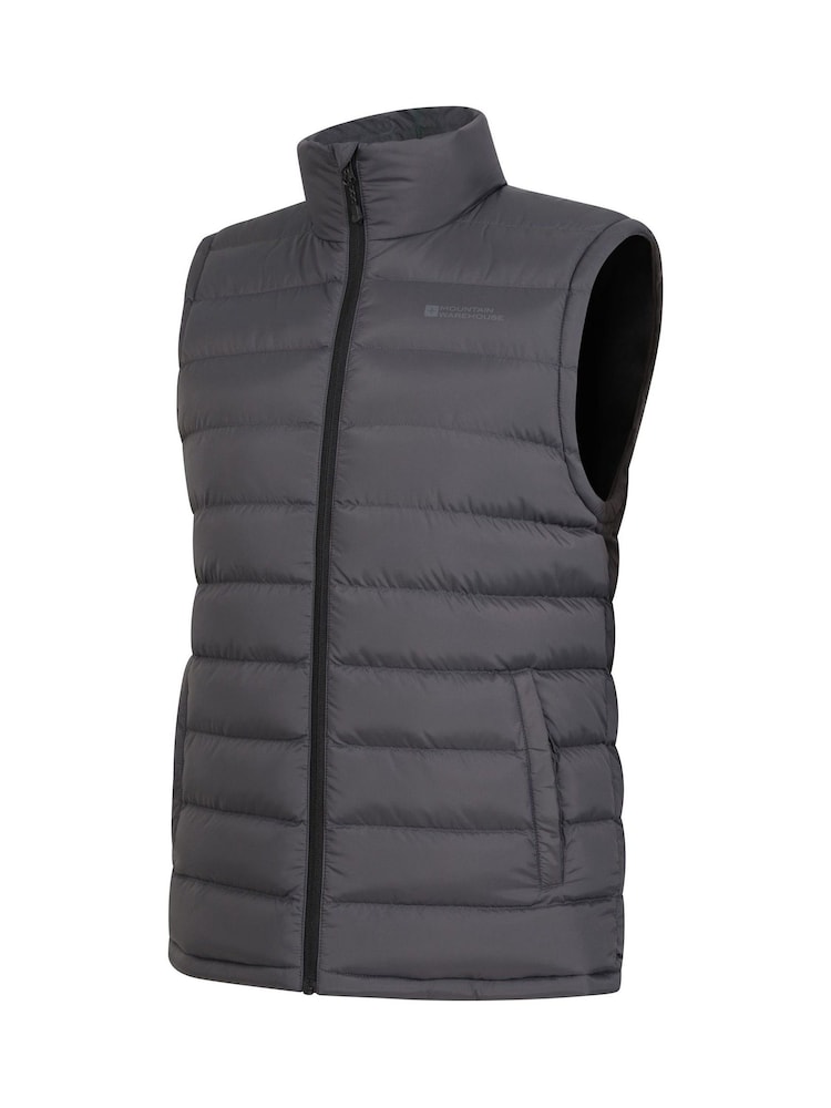 Mountain Warehouse Light Black Seasons II Mens Water Resistant Padded Gilet - Image 4 of 5