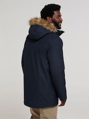 Mountain Warehouse Blue Mens Gorge Waterproof Long Jacket - Image 3 of 12