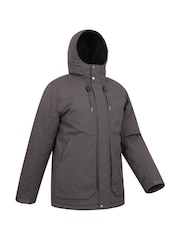 Mountain Warehouse Grey Mens Coastline Waterproof Borg Lined Jacket - Image 2 of 6