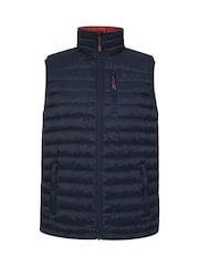 Mountain Warehouse Blue Mens Henry II Extreme Down Padded Gilet - Image 1 of 5