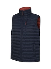 Mountain Warehouse Blue Mens Henry II Extreme Down Padded Gilet - Image 4 of 5