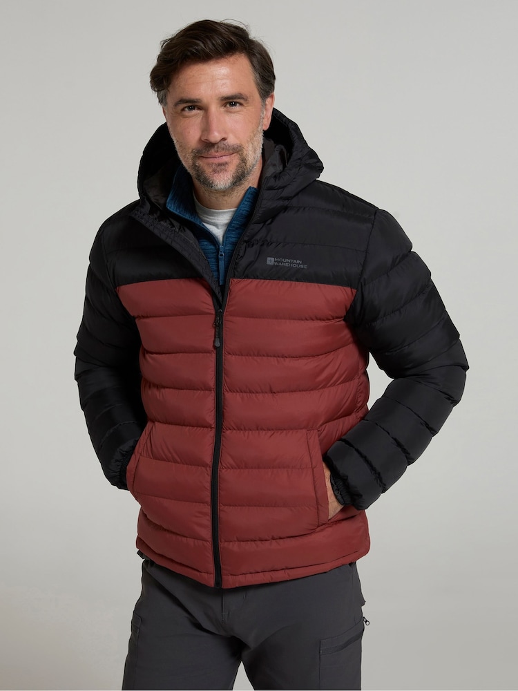 Mountain Warehouse Pink Seasons II Mens Water Resistant Padded Jacket - Image 2 of 4