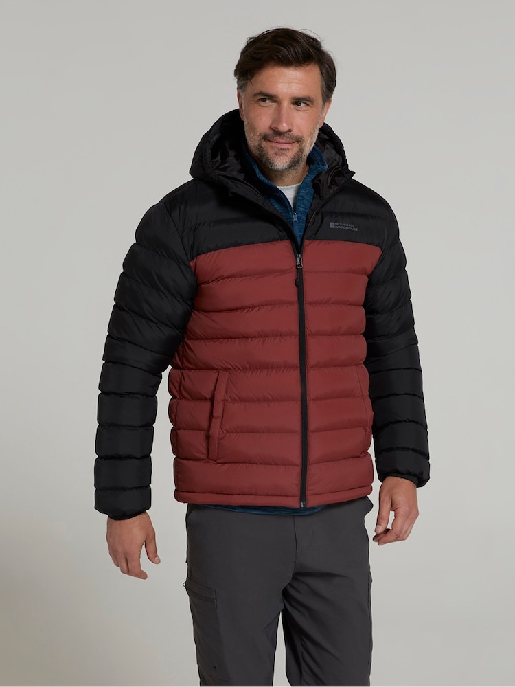 Mountain Warehouse Pink Seasons II Mens Water Resistant Padded Jacket - Image 4 of 4