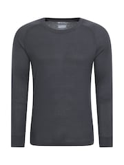 Mountain Warehouse Grey Talus Mens Thermal Top & Joggers Set - Image 2 of 12
