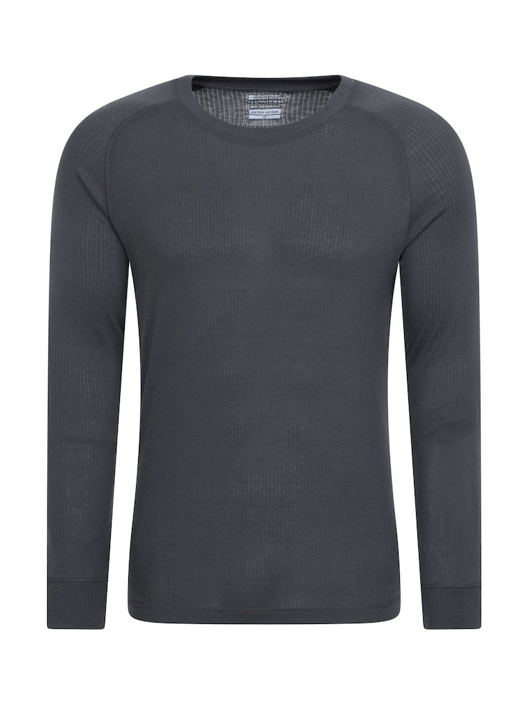 Mountain Warehouse Grey Talus Mens Thermal Top & Joggers Set - Image 2 of 12