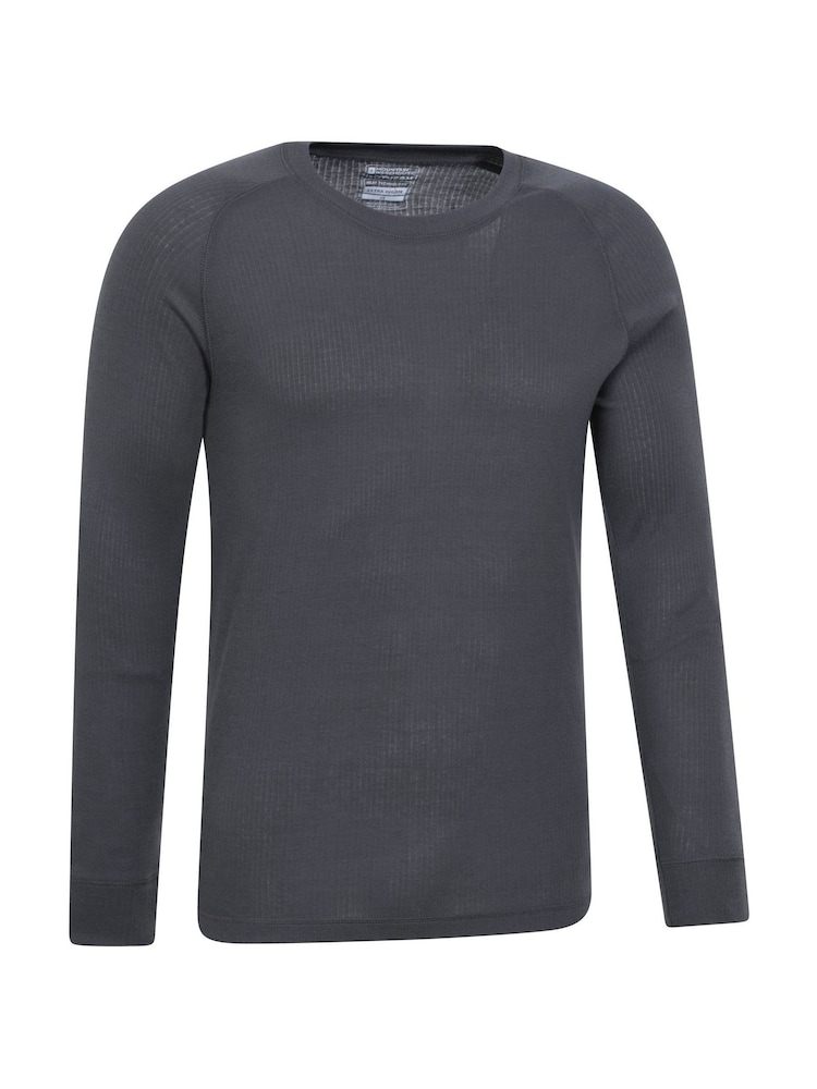 Mountain Warehouse Mens Talus Printed Long-Sleeved Thermal Top