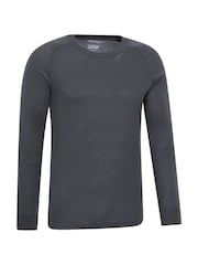 Mountain Warehouse Grey Talus Mens Thermal Top & Joggers Set - Image 4 of 12