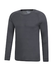 Mountain Warehouse Grey Talus Mens Thermal Top & Joggers Set - Image 5 of 12
