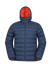 Mountain Warehouse Blue Seasons II Mens Water Resistant Padded Jacket - Image 1 of 6
