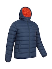 Mountain Warehouse Blue Seasons II Mens Water Resistant Padded Jacket - Image 2 of 6