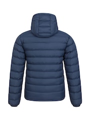 Mountain Warehouse Blue Seasons II Mens Water Resistant Padded Jacket - Image 3 of 6