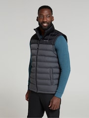 Mountain Warehouse Charcoal Grey Seasons II Mens Water Resistant Padded Gilet - Image 3 of 9