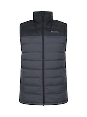 Mountain Warehouse Charcoal Grey Seasons II Mens Water Resistant Padded Gilet - Image 5 of 9