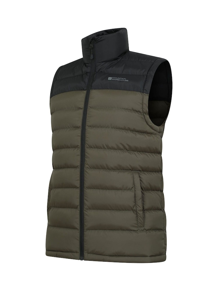 Mountain Warehouse Light Green Seasons II Mens Water Resistant Padded Gilet - Image 4 of 5